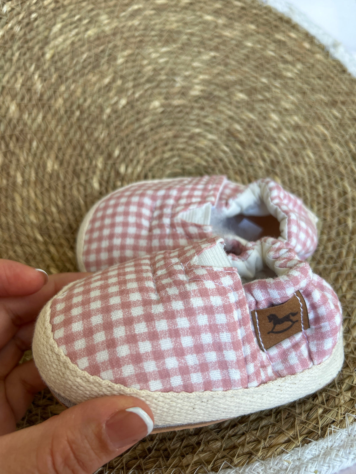 Alpargata Vichy rosa