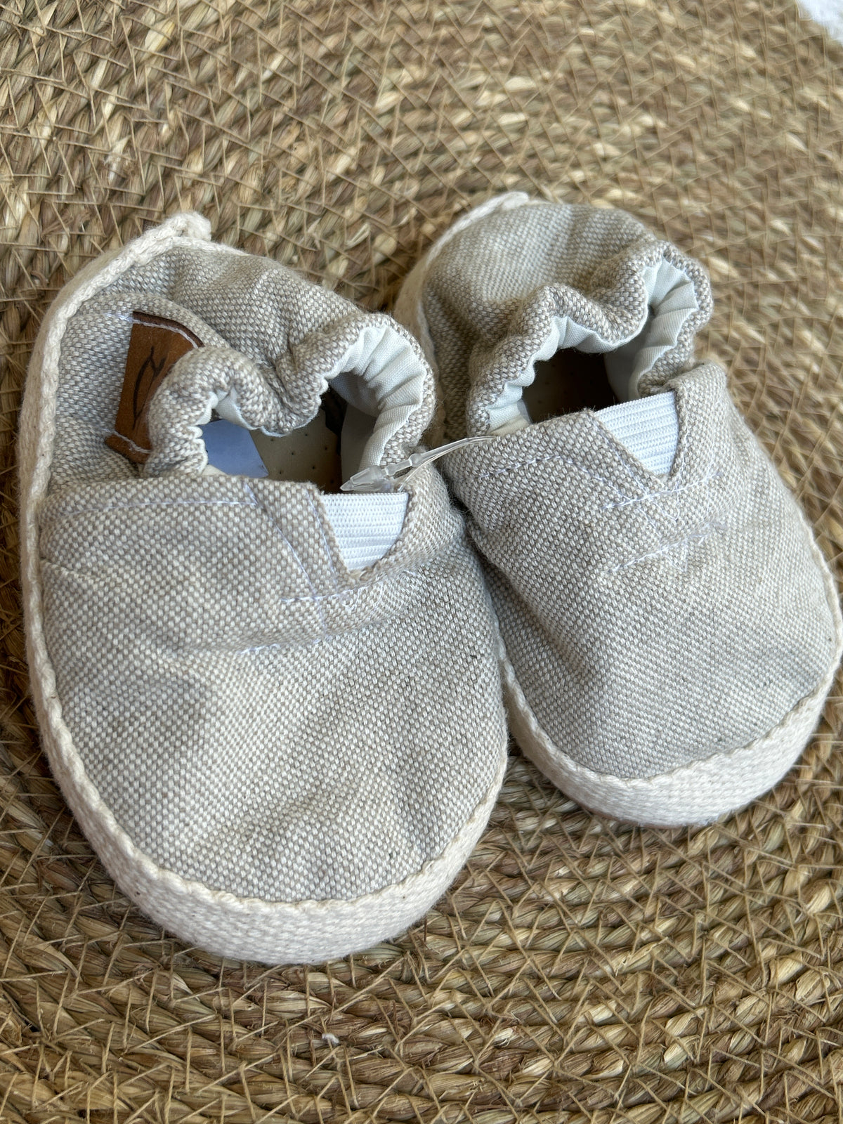 Alpargata lino beige