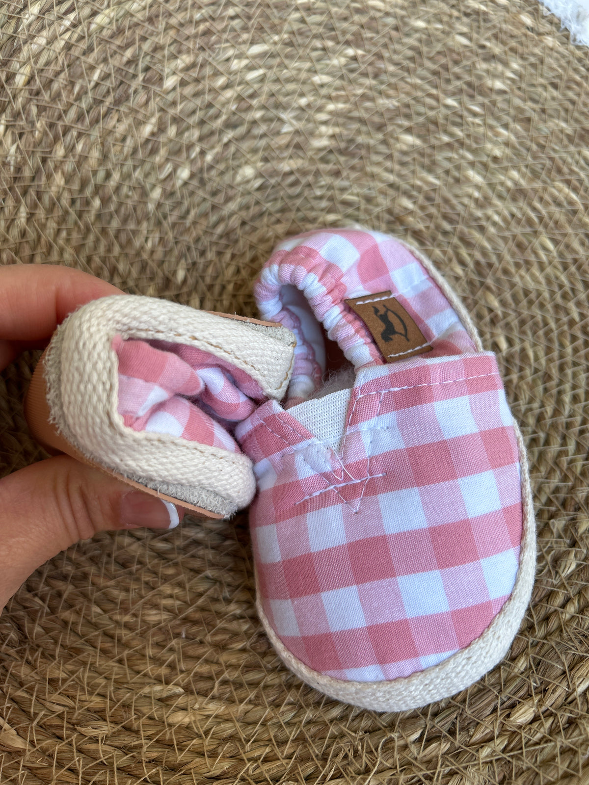 Alpargata Vichy rosa