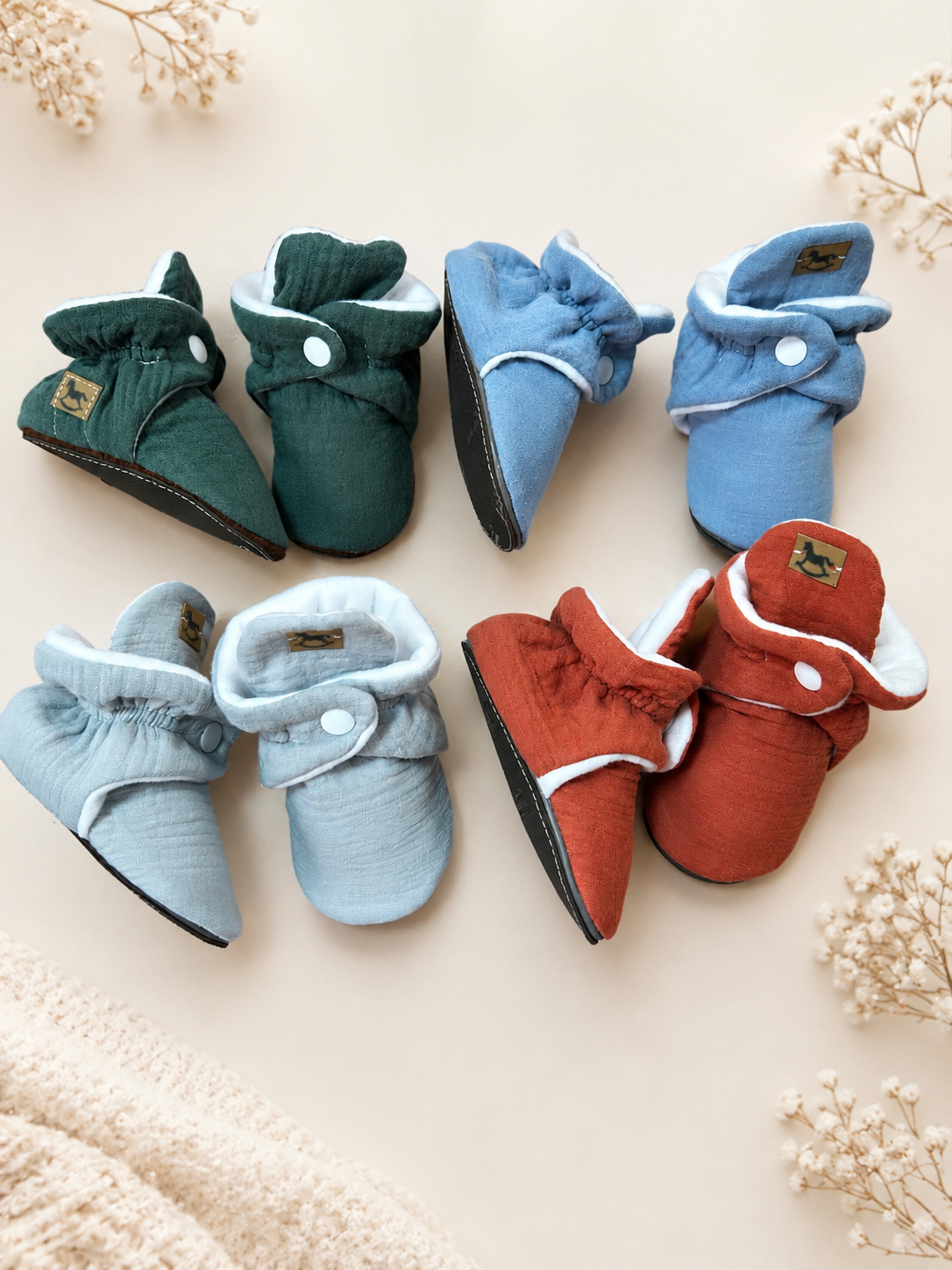 BOTAS EN MUSELINA CON POLAR