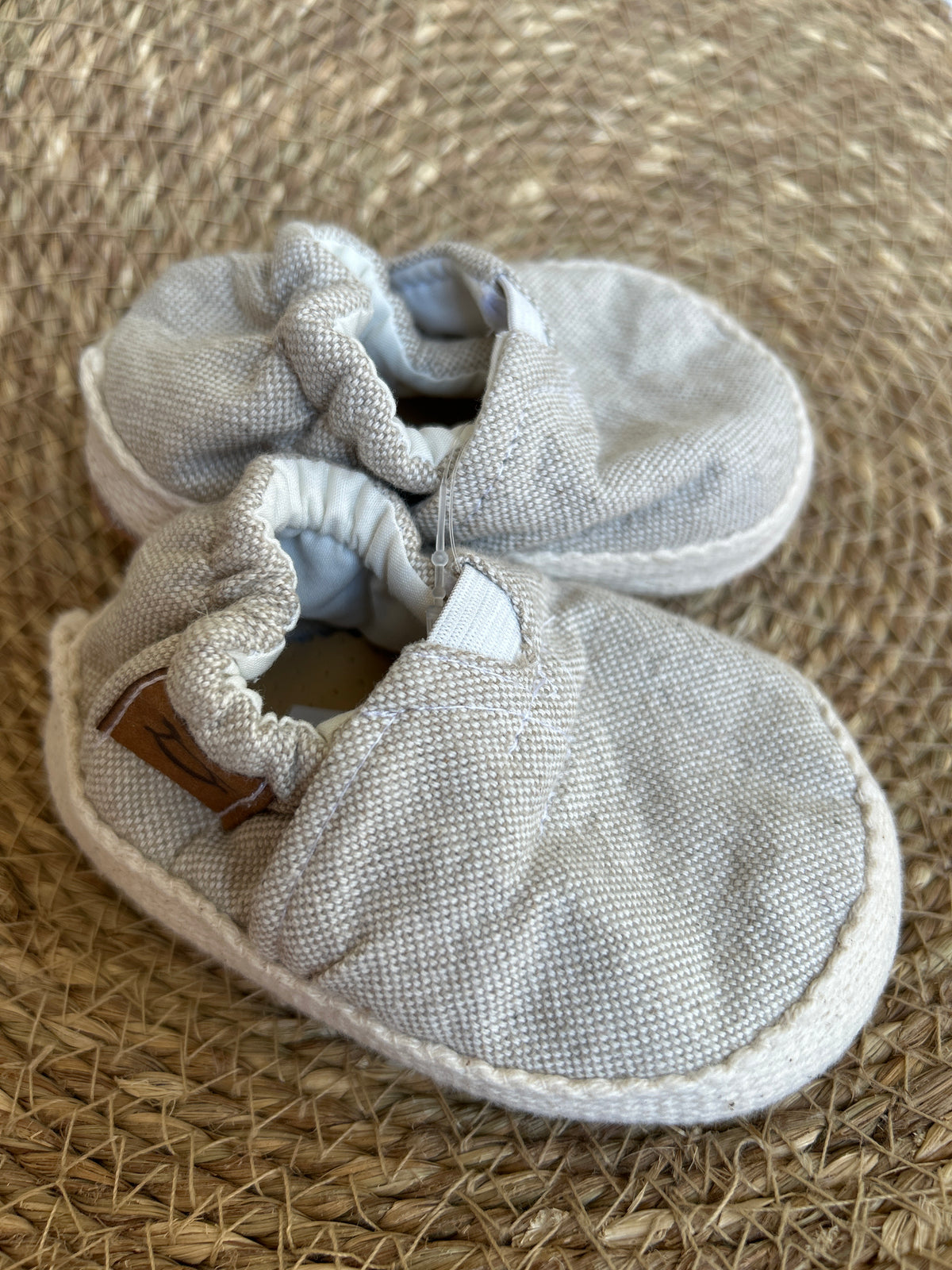Alpargata lino beige