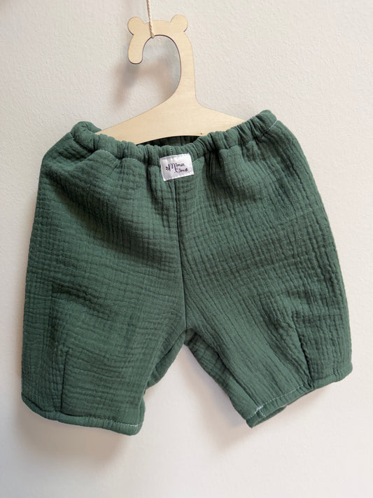 Pantalon oversize verde
