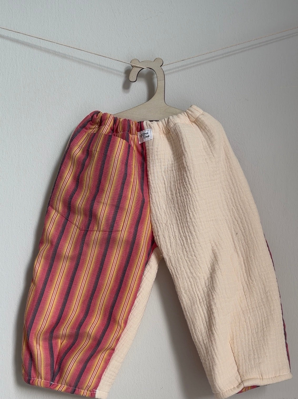 pantalon oversize combinado