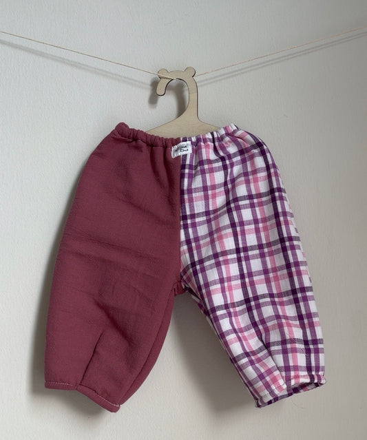 pantalon oversize combinado